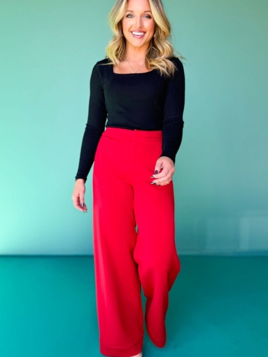 SSYS Pants - NWT SSYS The Lexi Air Trousers In Red